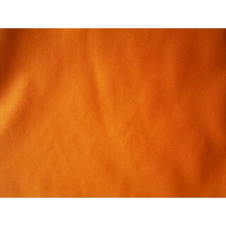 Reststück 55x150cm Baumwollstoff kräftig orange 423 uni