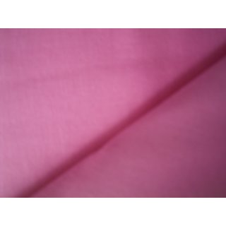 Baumwollstoff rosa uni Meterware