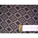 Reststück Jerseystoff schwarz mit beigen Mustern 105 x 160cm