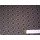 Reststück Jerseystoff schwarz mit beigen Mustern 105 x 160cm