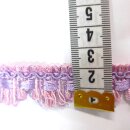 Gardinen Spitze rosa meliert 2,4cm hoch Meterware