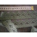 Gardinen Borte grün 3,5cm Spitze Meterware