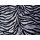 Zebrastoff schwarz weiß Fellimitat Meterware