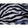 Zebrastoff schwarz weiß Fellimitat Meterware