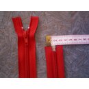 Reißverschluss rot 64cm teilbar YKK