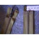 Reißverschluss nougat 70cm teilbar