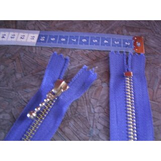 Reißverschluss royalblau 18cm METALL