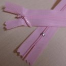 Reißverschluss Nahtverdeckt 60cm rosa nicht teilbar