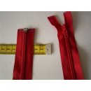 Reißverschluss rot 65cm teilbar