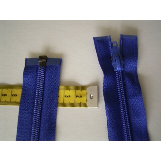 Reißverschluss royalblau 65cm teilbar