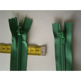 Reißverschluss grün 60cm teilbar