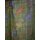 Reststück 230 x 140cm Gardinenstoff grün kariert mit Fische