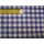 Reststück royalblau weiß kariert ca.10mm  60 x 90cm Baumwollstoff