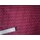 Reststück Baumwollstoff rot mit Blumen 150 x 140cm Patchworkstoff