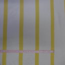Gardinen Diolenstoff transparent weiß gelb längs gestreift