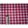 Reststück Baumwollstoff rot-weiß kariert ca.10mm 45 x 160cm