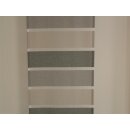 Schiebevorhang 60x290cm grau schlamm quer gestreift