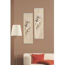Wandbild Salsa 46 60x140cm Digitaldruck Lasercut