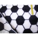 Reststück Plüschstoff schwarz weiß...