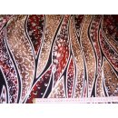 Reststück Jerseystoff längs gestreit mit Muster 140 x 140cm