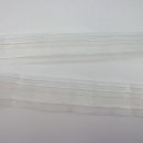 Smokband 1:2 fach Gardinenband Schmuckfalte transparent
