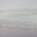 Smokband 1:2 fach Gardinenband Schmuckfalte transparent
