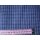 Reststück Stoff Baumwollstoff blau weiß kariert 130 x 140cm