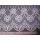 Scheibengardinenstoff Makramee mit Blumen weiß 40cm hoch