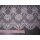 Scheibengardinenstoff Makramee natur mit Blumen 40cm hoch