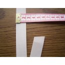 Klettband weiß Hakenband zum Nähen 20mm breit