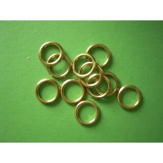 Ring goldfarbend glänzend 13 x 18mm