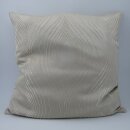 Kissenbezug beige Jacquard mit Muster ca.50x50cm