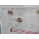Miniflächen-Set Scheibengardine bestickt mit Blumen