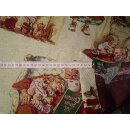 Tischdecke mit Weihnachtsmann und Motiven 70 × 127 cm