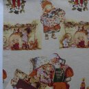 Tischläufer mit Weihnachtsmann und Motiven 50×141 cm
