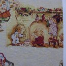 Tischläufer mit Weihnachtsmann und Motiven 50×141 cm