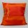 Kissenbezug orange terra mit Muster ca.40x40cm