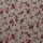 Tischläufer 46 x 135cm natur meliert mit Rosen in rot