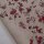 Tischläufer 46 x 135cm natur meliert mit Rosen in rot
