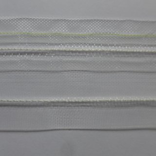 Faltenband 1:2,5 fach transparent 11 Meter Gardinenband