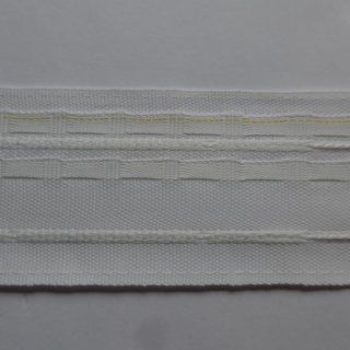 Faltenband 1:2,2 fach 3er Falte 11 Meter Gardinenband weiß