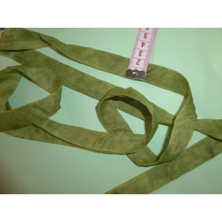 Schrägband grasgrün Einfassband 2cm breit 10 Meter