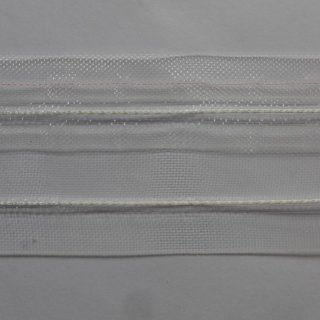 Faltenband 1:3 fach transparent 11 Meter Gardinenband