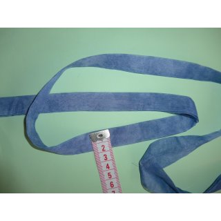 Schrägband rauchblau Einfassband 2cm breit 10 Meter