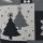 Kissenbezug grau natur mit weihnachtlichen Motiven 40x40cm
