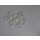 Ringe weiß 20mm Gardinenstangen 10 Stück