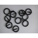 Ringe schwarz 20mm 28x38mm Gardinenstangen