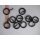 Ringe schwarz 20mm Gardinenstangen 10 Stück
