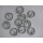 Ringe chrom matt 20mm Gardinenstangen 10 Stück