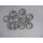 Ringe chrom matt 20mm Gardinenstangen 10 Stück